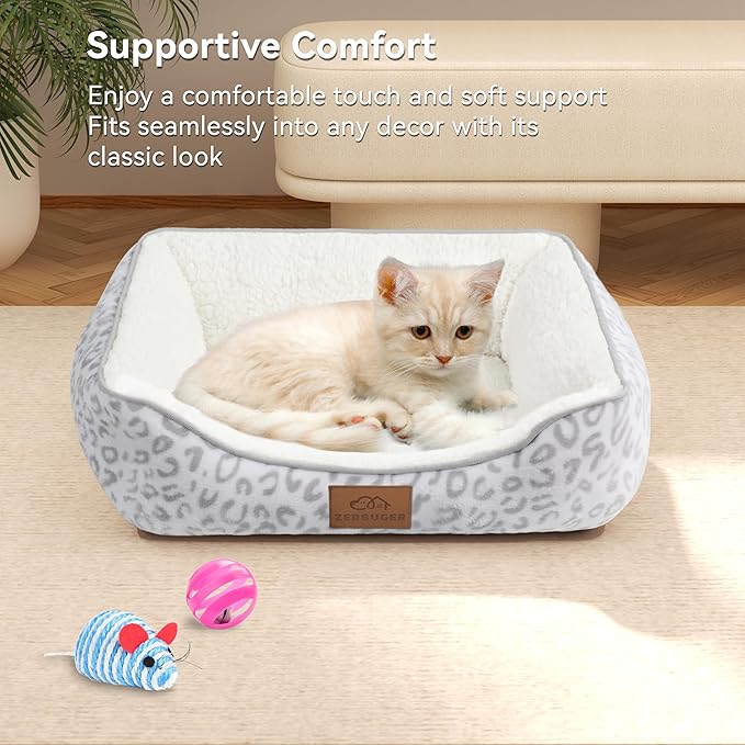Rectangle Cat Dog Bed for Large Medium Small Pets Indoor Outdoor Machine - Image 4