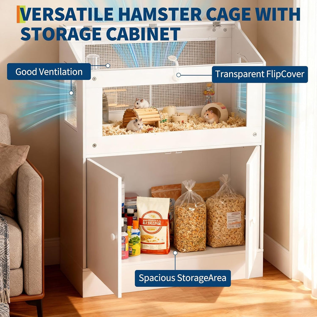 Hamster Cage, Hamster Encloure, Chew-Proof Enclosure