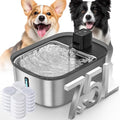 Wireless 7.5l/254oz/2Gal Dog Water Fountain by Chumajor