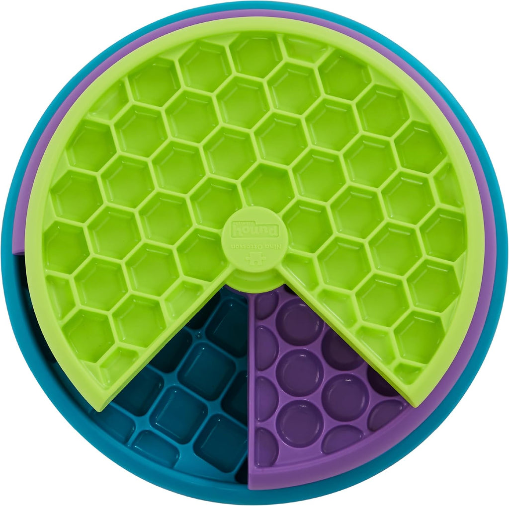 Outward Hound Nina Ottosson Lickin’ Layers 3-in-1 Dog Toy Treat Puzzle, 10", (Pack of 12)