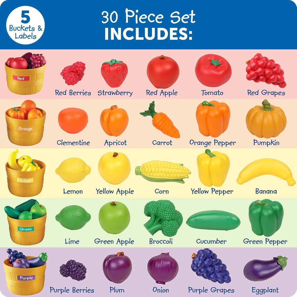 Learning Resources Original Farmer's Market Color Sorting Set