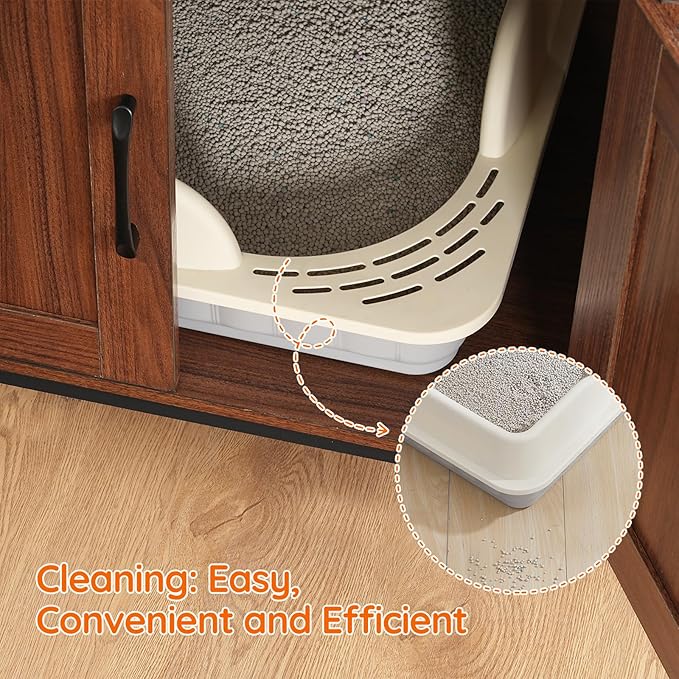HOOBRO Litter Box Enclosure, Litter Box Furniture - Image 6