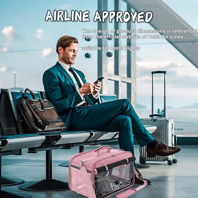 Suertree Bird Carrier Airline Approved, Bird Travel Cage - Image 2