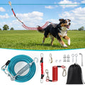 100FT Dog Runner Cable System for Large Dogs Up to 300lb