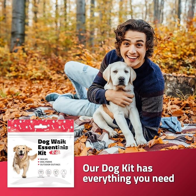 pH Advantage Dog Walking Essentials Kit – Includes Poop Bags, Disposable Water - Image 3