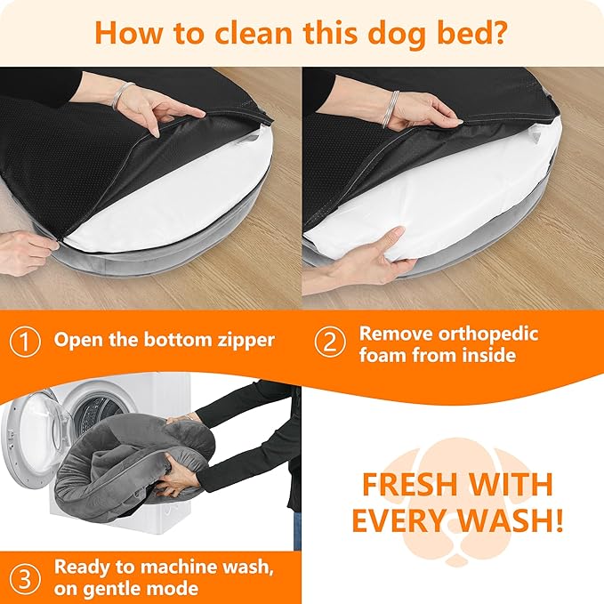 Dwanton Orthopedic Dog Bed for Extra Extra Large Dogs - Image 7