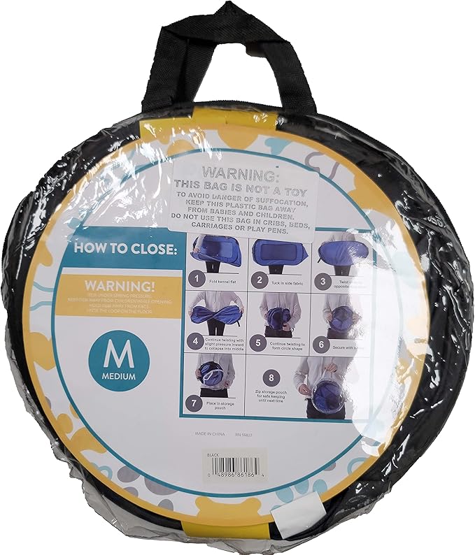 Beatrice Home Fashions Portable, Collapsible, Pop Up Kennel Travel Cat and Dog - Image 7