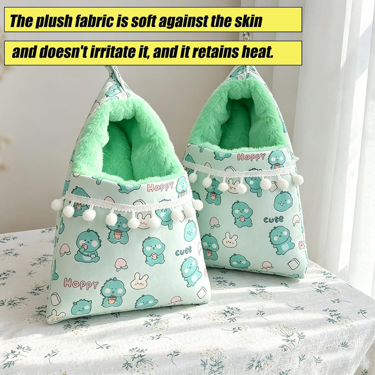 2 Pcs Sugar Gliders Sleeping Pouch Bag, Nest Bed For Small Animals (Bed)