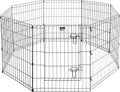 Pet Trex 24" Exercise Playpen for Dogs Eight 24" x 30" High Panels with Gate