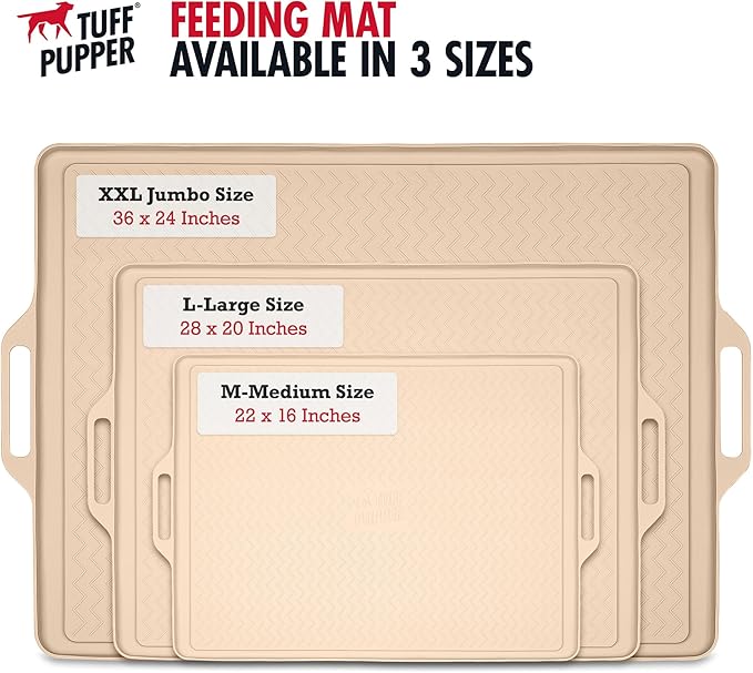 Tuff Pupper 22x16 Medium Dog Feeding Mat - Image 6
