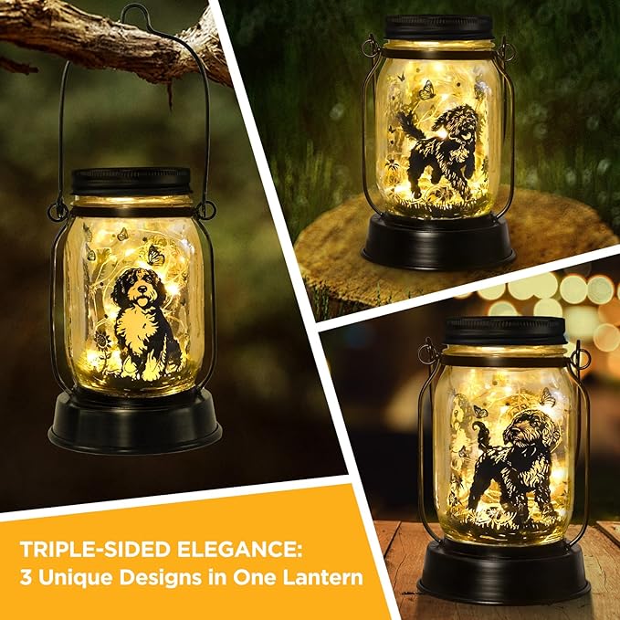 Portuguese Water Dog Gifts for Women/Men Portuguese Water Dog Solar Lanterns - Image 3