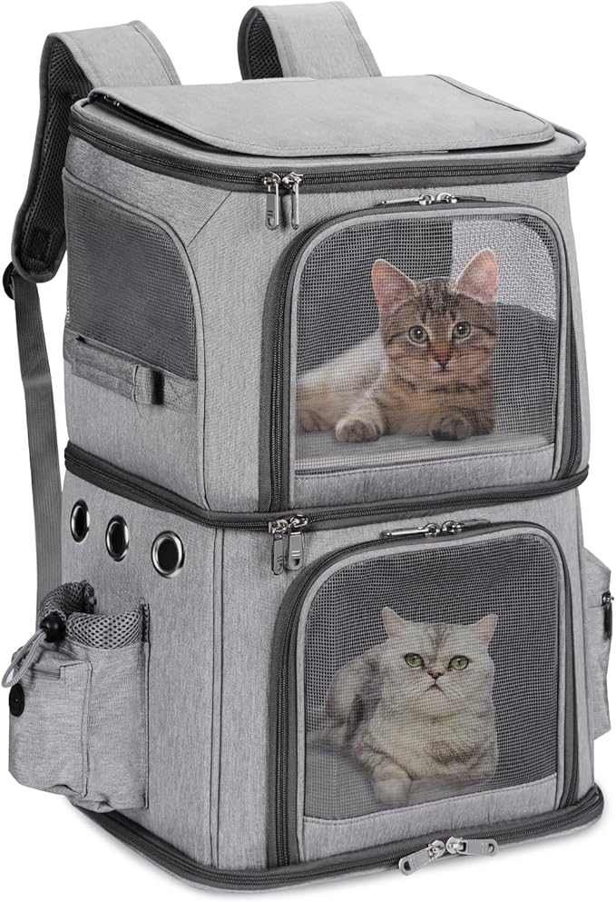 Double-Compartment Pet Carrier Backpack by HOVONO