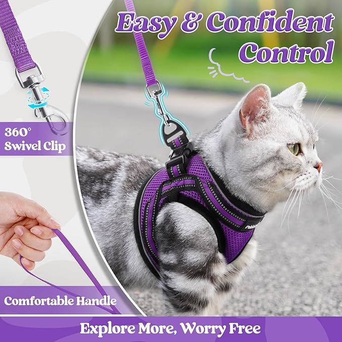 rabbitgoo Cat Harness and Leash Set - Image 6