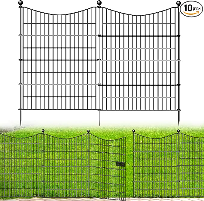10 Panels Decorative Garden Fence by OutdoorFence