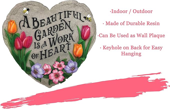 Spoontiques - Garden Décor - Beautiful Garden Stepping Stone - Decorative Stone - Image 6