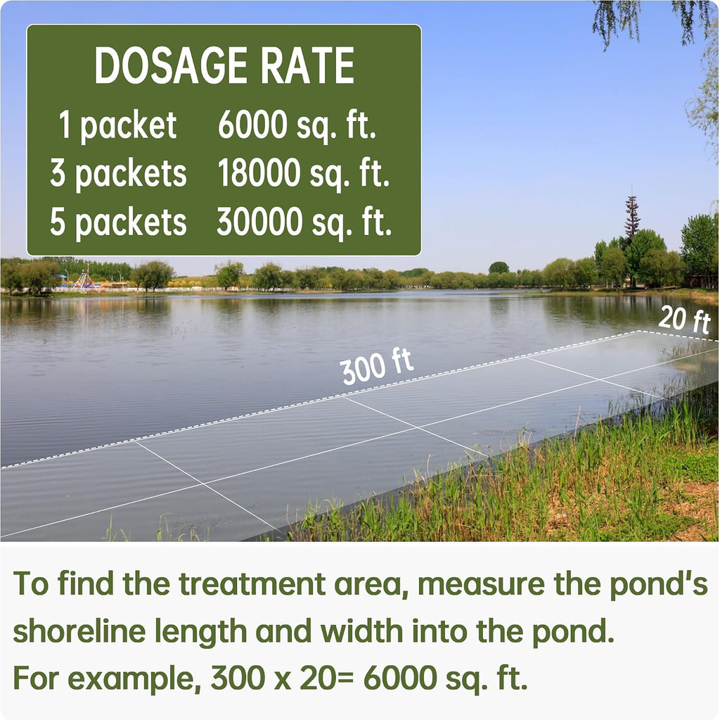 LMJP Muck Reducer for Ponds, Sludge Solution, Away Muck & Odor Control, 5LB