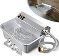 Automatic Dog Water Dispenser, 2 Gallons 304 Stainless Steel Dog Water Bowl by Unknown