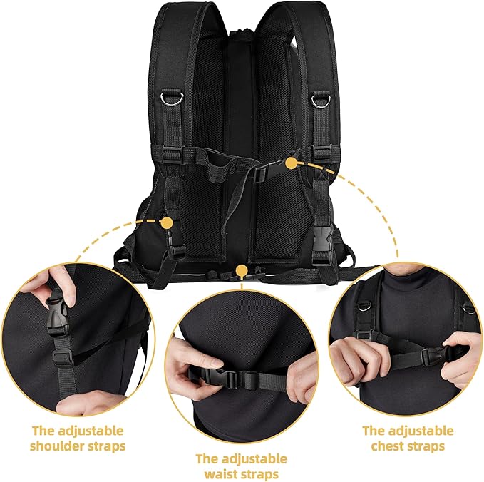WOYYHO Pet Dog Carrier Backpack Small Dog Front Backpack Ventilated Dog Carrier - Image 3
