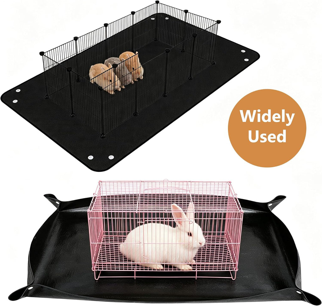 Waterproof Pet Playpen Mat, Reusable Cage Liner, Animals Habitat Protection