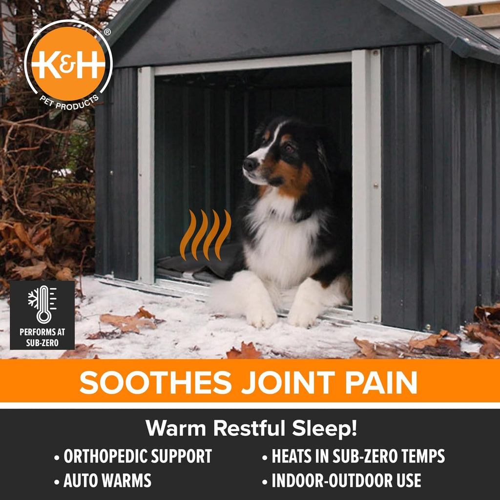 K&H Heating Pad, Lectro-Soft Outdoor Pet Bed, Safety Listed, 18x14in, 20W