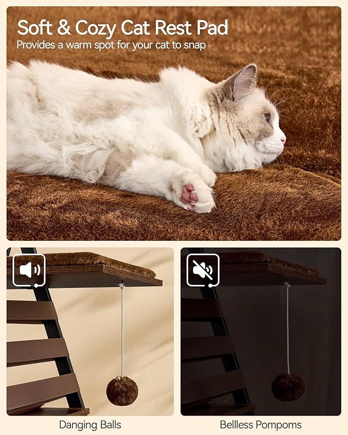 FourFurPets 72.4" Modern Cat Tower - Image 7