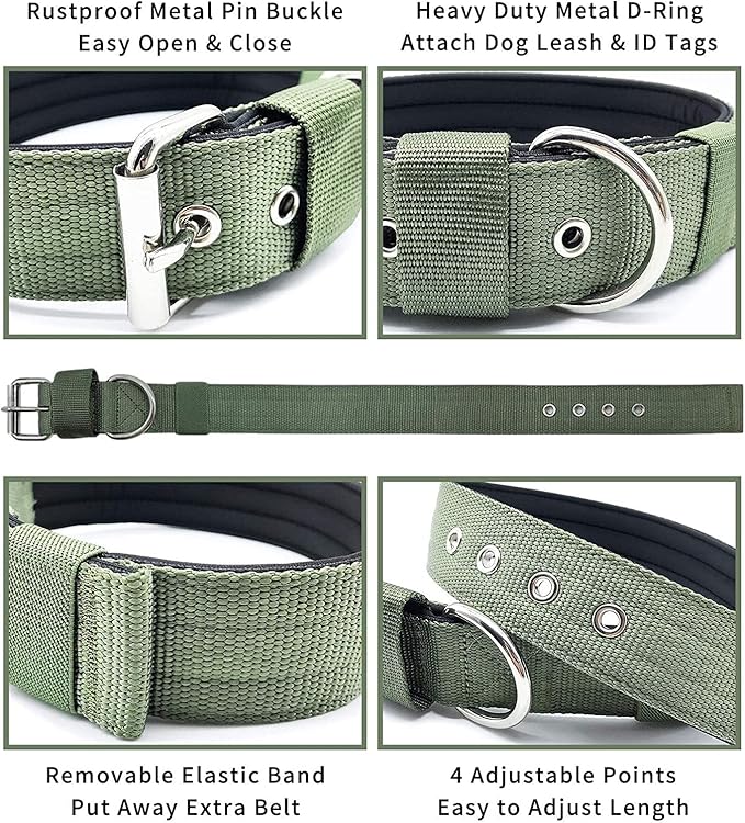 Heavy Duty Tactical Dog Collar - Image 3
