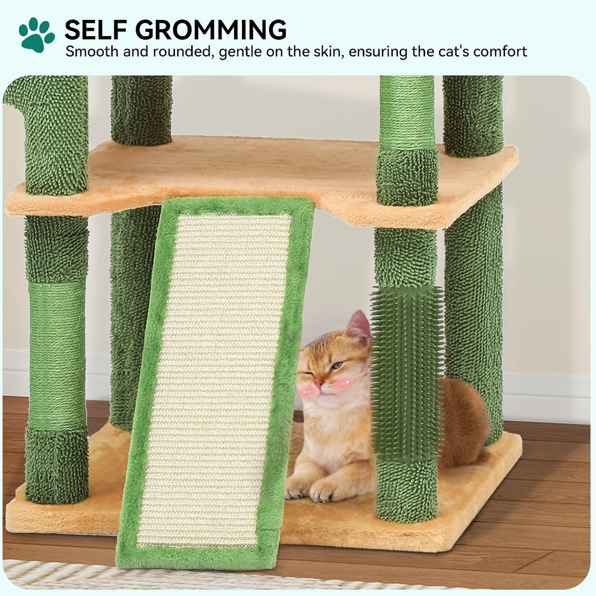 YITAHOME 76in Tall Cactus Cat Tree