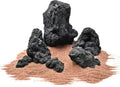 Black Lava Rock Aquarium Stones for Fish Tank,10LB 3-7inches