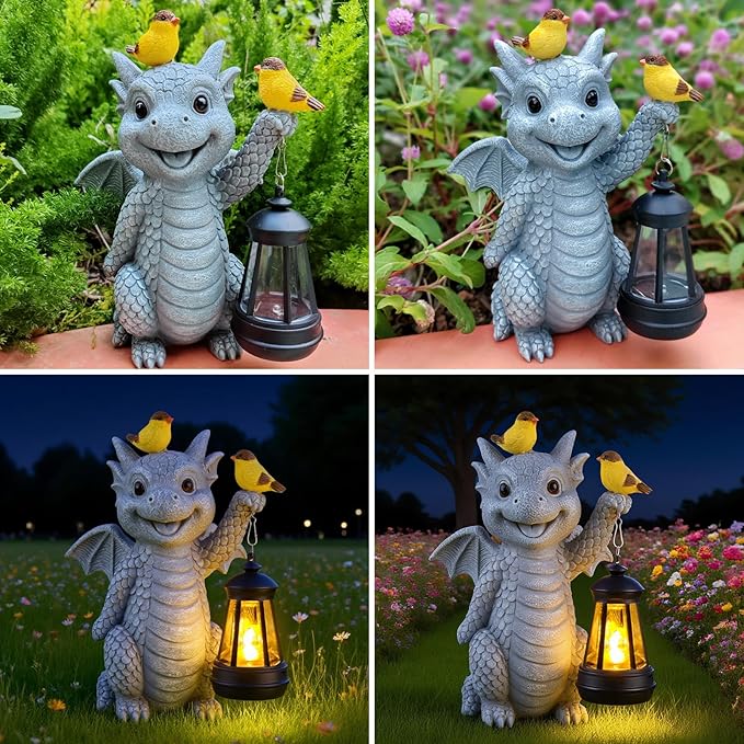 ILLUMINEW Solar Dragon Garden Statue - Image 7