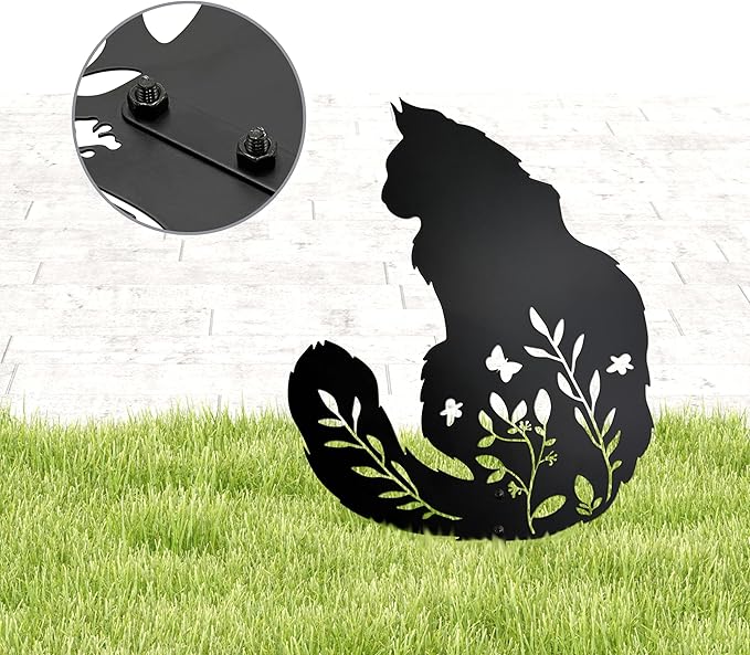 Maine Coon Cat Garden Stake - Image 3