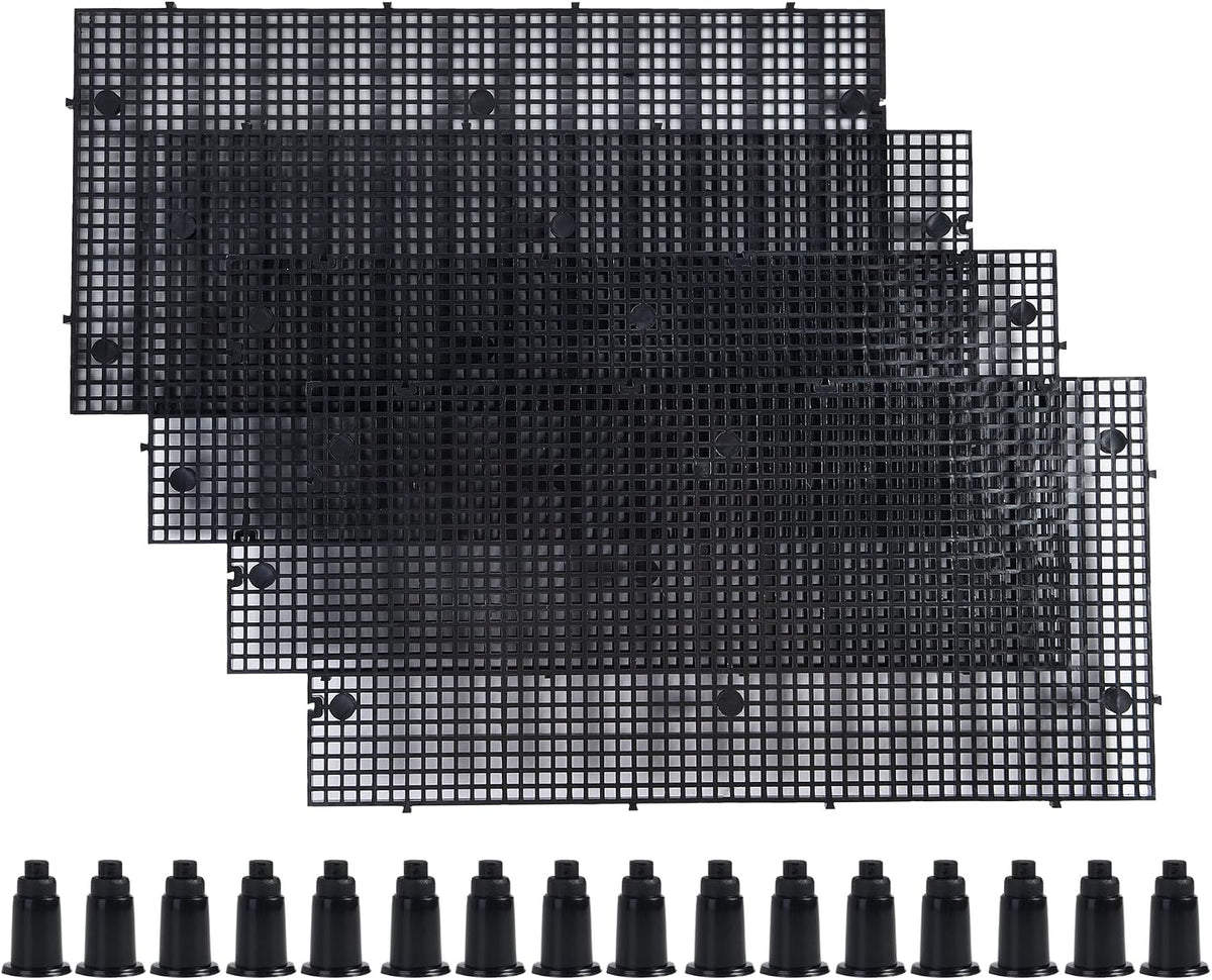 ALEGI Plastic Grid Divider Tray Egg Crate Louvre Aquarium Fish Tank