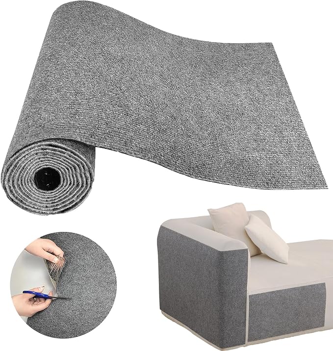 Cat Scratch Couch Furniture Protector, Adhesive Cat Scratch Pad Deterrent by SREBAY