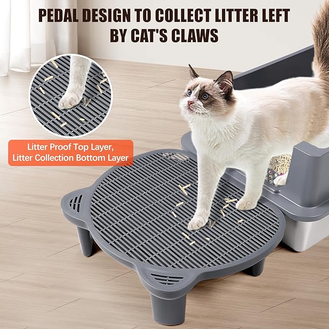 Adjustable Cat Ramp Litter Box Step Double Layer - Image 5