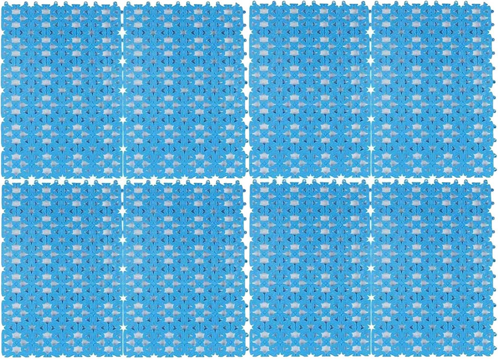 Rabbit Cage Mat Floor Plastic Mats Feet Pads for Pet Cats Dogs Bunny Hamster Rat Chinchilla Guinea Pig (6 Pack)