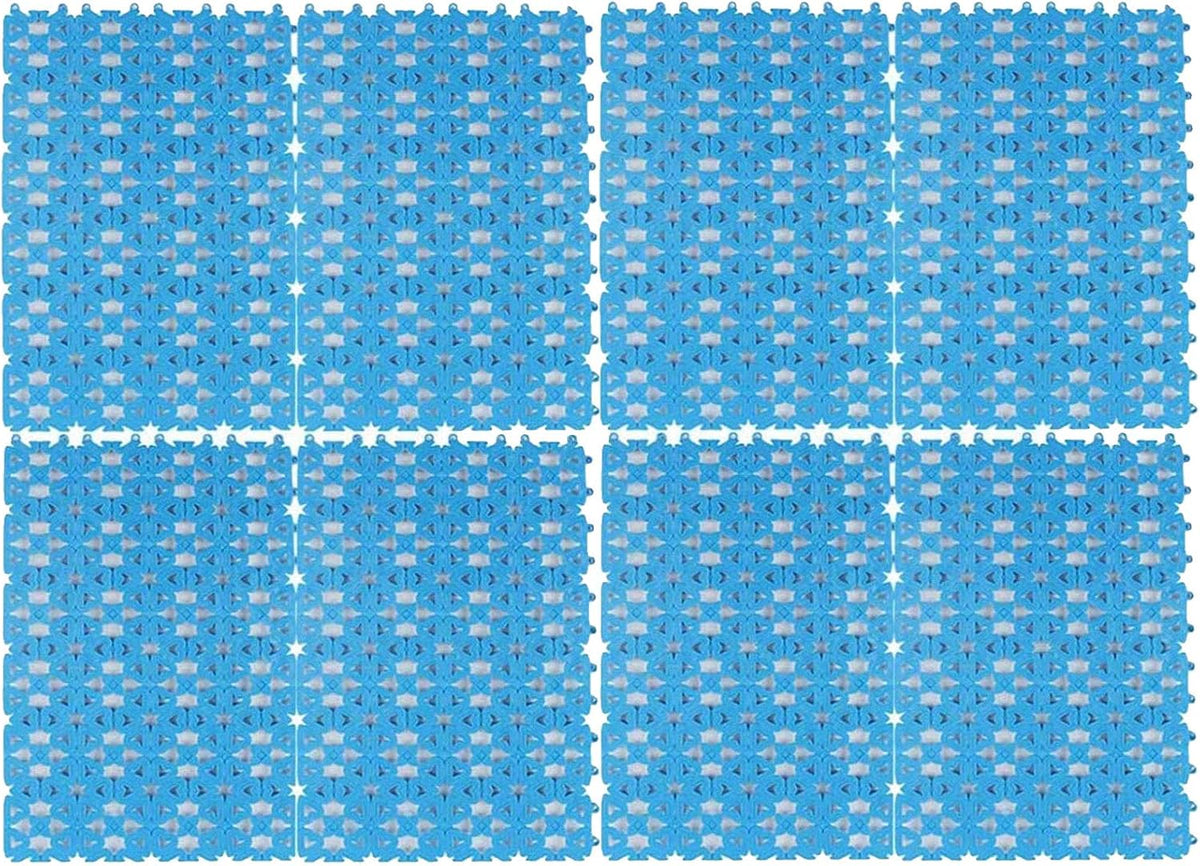 Rabbit Cage Mat Floor Plastic Mats Feet Pads for Pet Cats Dogs Bunny Hamster Rat Chinchilla Guinea Pig (6 Pack)