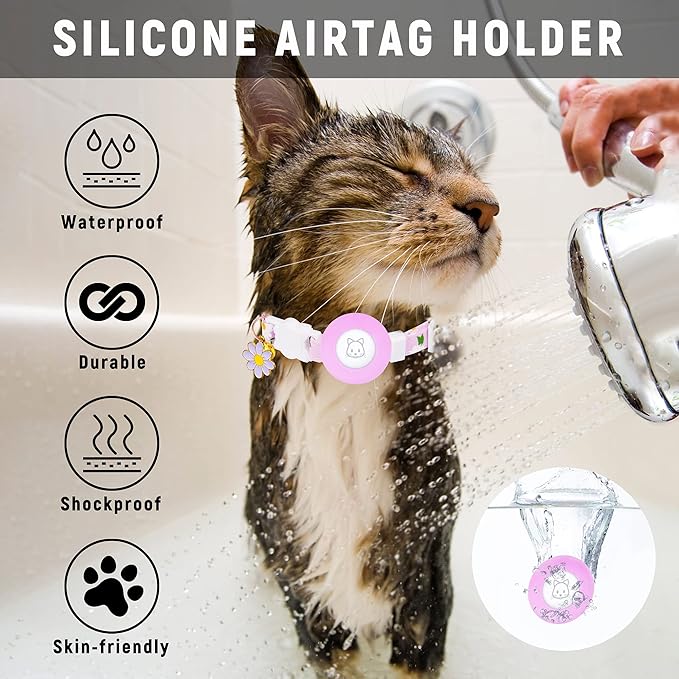 Airtag Cat Collar, JXFUKAL Kitten Collar Breakaway - Image 6