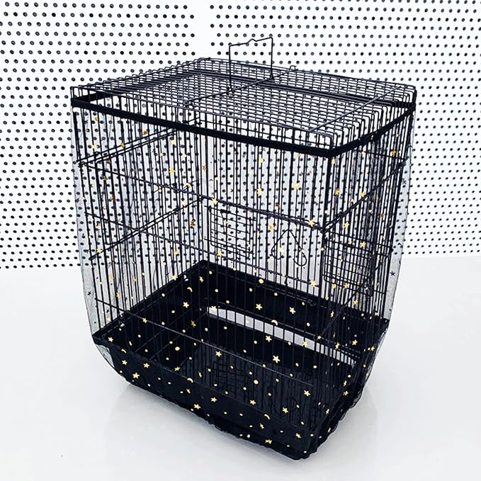 Large Bird Cage Net Cover, Bird Cage Seed Catcher, Universal Adjustable Bird - Image 5