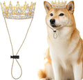Abbylike Pet Rhinestone King Crown, Queen Crown by Abbylike