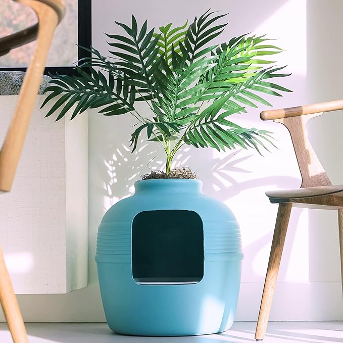 Good Pet Stuff Hidden Litter Box Planter, Decorative Cat Litter Enclosure - Image 13