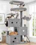 Heybly Cat Tree, 74-Inch Streamlined Cat Tower for Large Cats HCT061W