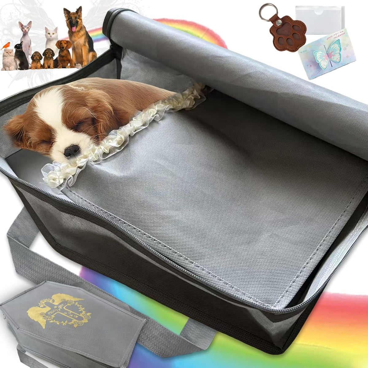 Pet Burial Bag for Dog Cat Bird