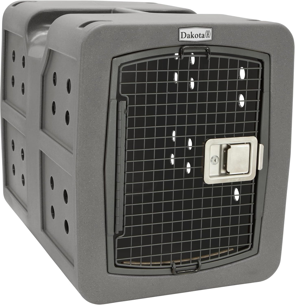 dakota283 Medium Kennel -Frame Door- Dark Granite