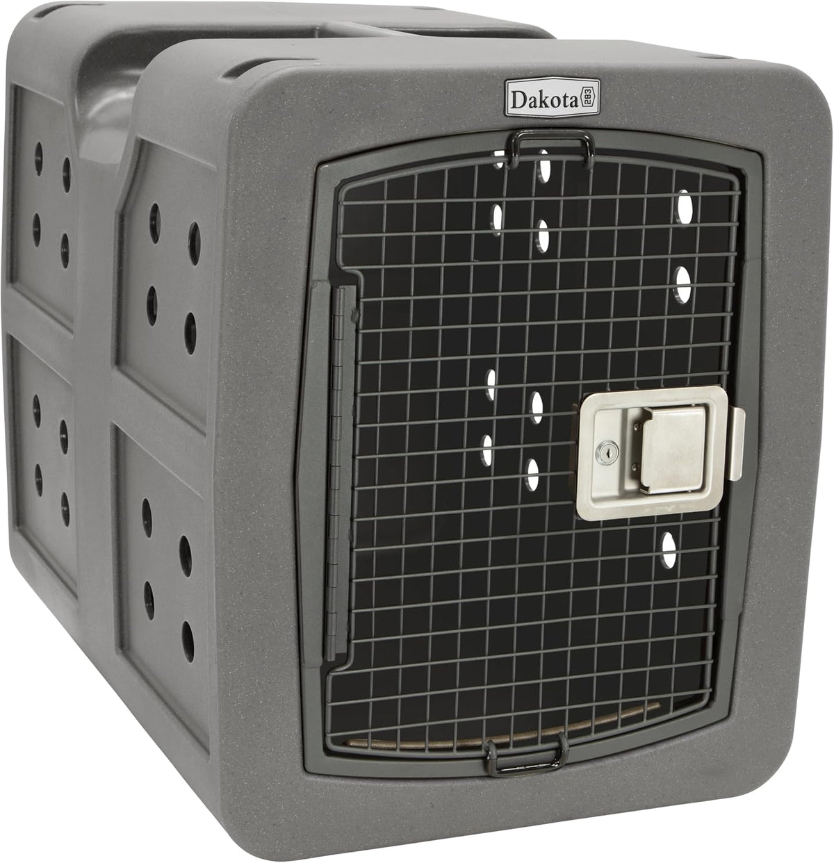 dakota283 Medium Kennel -Frame Door- Dark Granite