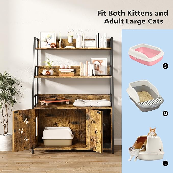 Recaceik Large Cat Litter Box Enclosure - Image 3
