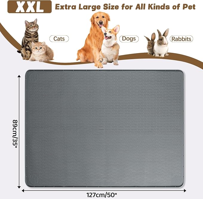 Cat Food Mat, Floor Protection - Image 2