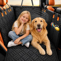 Dog Car Seat Cover for Back Seat Backseat Extender for Dogs with Mesh Window Scratch Resistant Durable and Safer Easy to Use and Clean for Large and Multiple Dogs