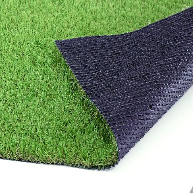 Artificial Grass Rug Outdoor Indoor 12FTX67FT Fake Grass Carpet Green Synthetic - Image 2