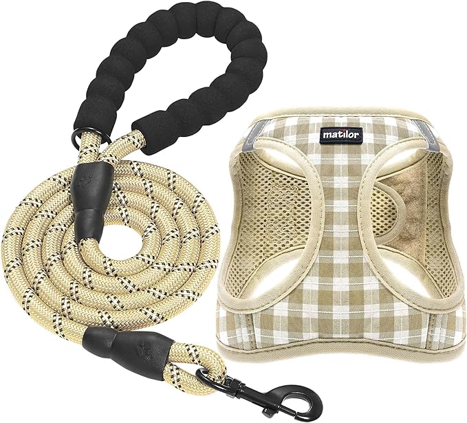Dog Harness Step-in Breathable Puppy Cat Dog Vest Harnesses by matilor