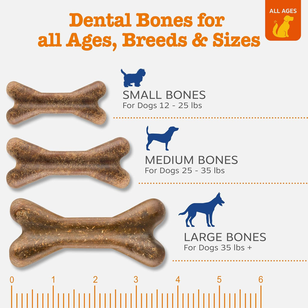 Zesty Paws Functional Dental Bones for Small Dogs - Plaque & Tartar Control - Supports Gut, Skin, Coat, Hip, Joint & Immunity