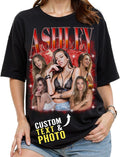 Custom Bootleg Rap Shirt with Photo Text, Vintage Custom Picture Shirt by 68PHALO